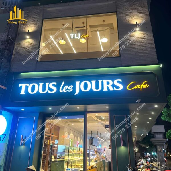 biển alu chữ nổi