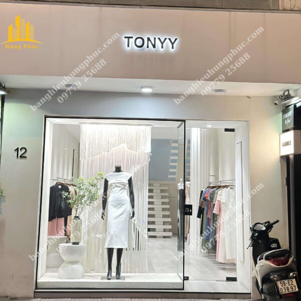 biển alu chữ nổi