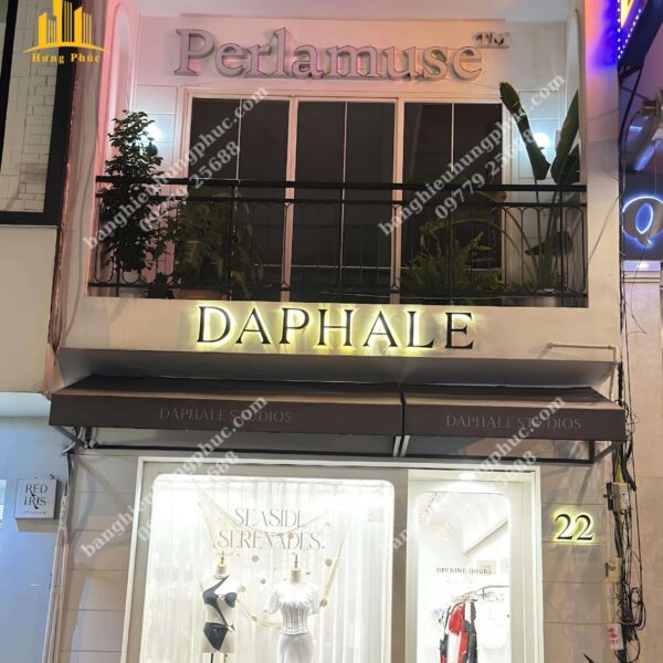 biển alu chữ nổi