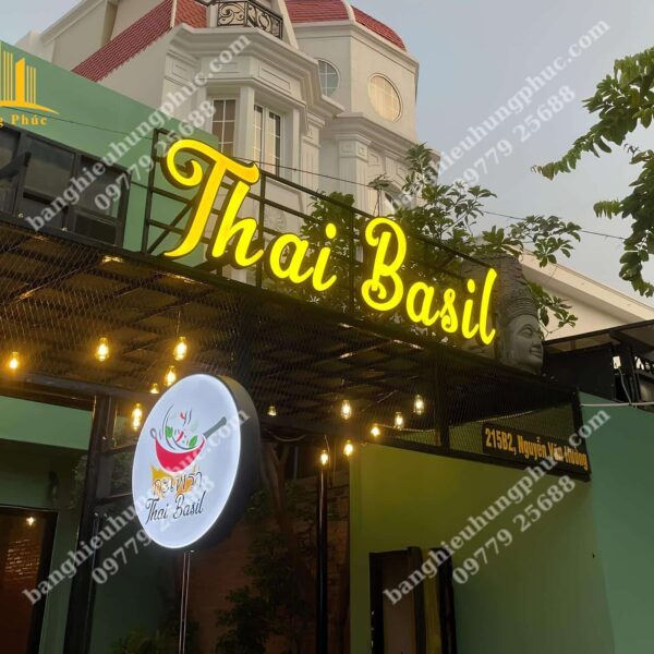 chữ nổi quảng cáo