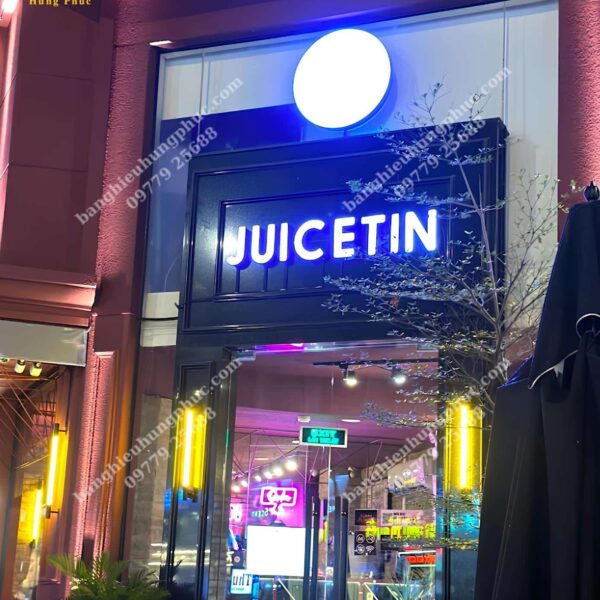 bảng hiệu alu chữ nổi