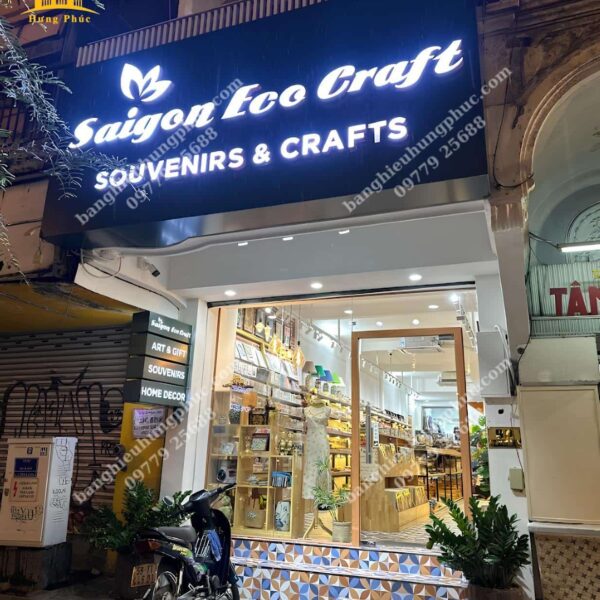 bảng hiệu alu chữ nổi