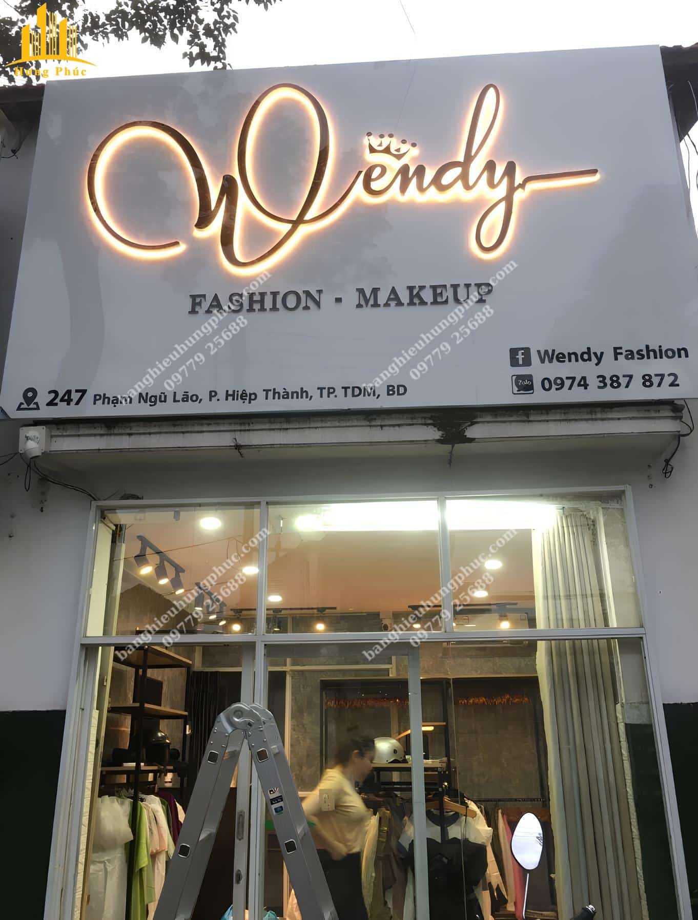 chữ nổi mica đèn led chữ nổi mica đèn led