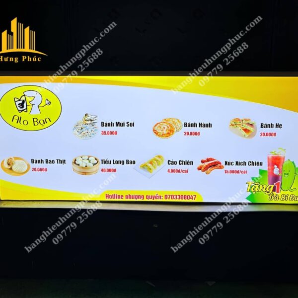 bảng hộp đèn quảng cáo