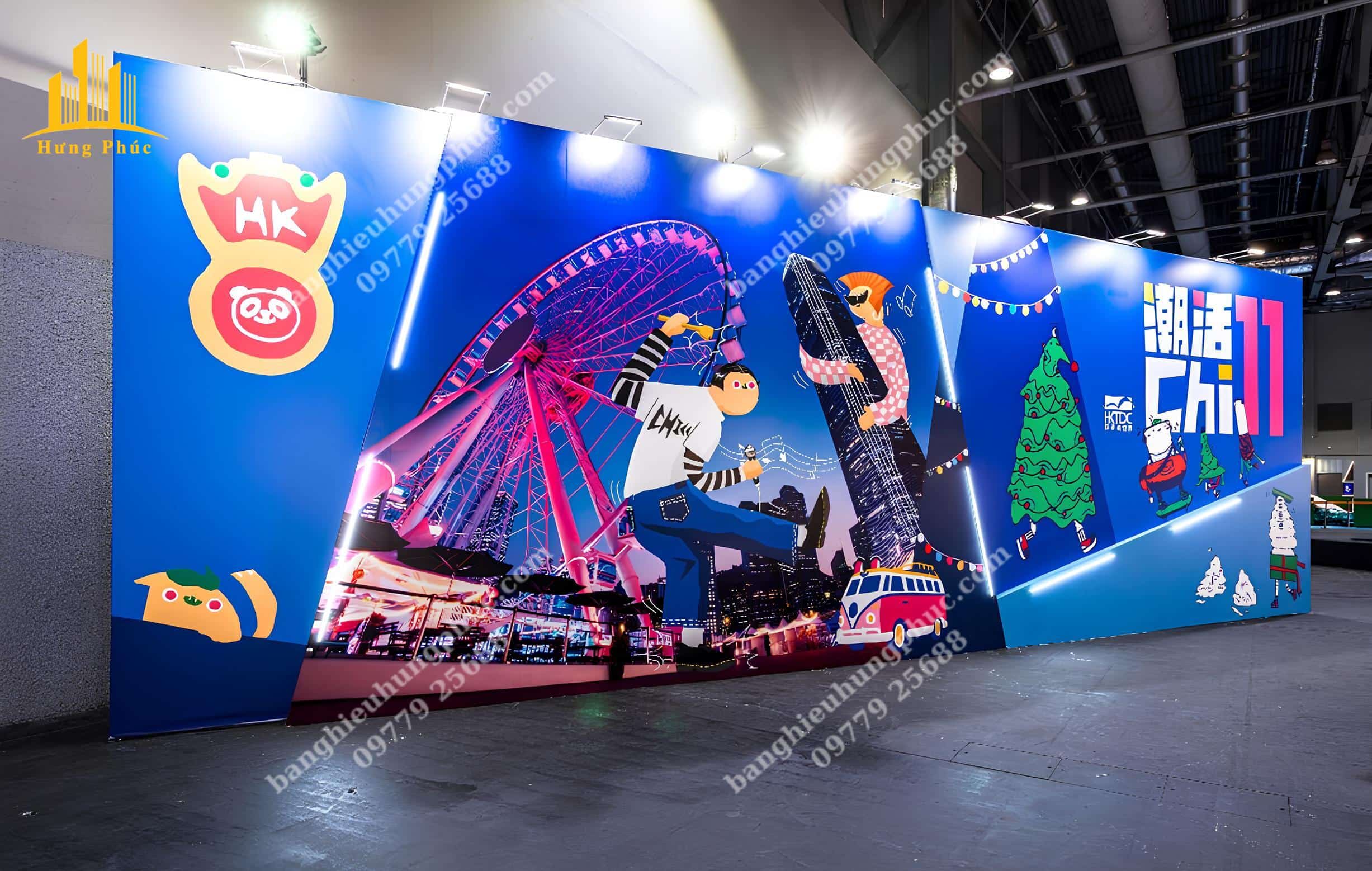 Biển bạt quảng cáo khung sắt Biển bạt quảng cáo khung sắt