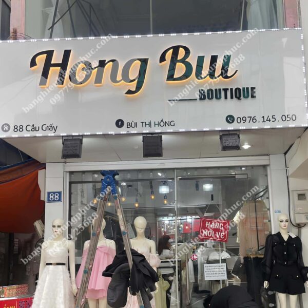 Biển bạt shop quần áo