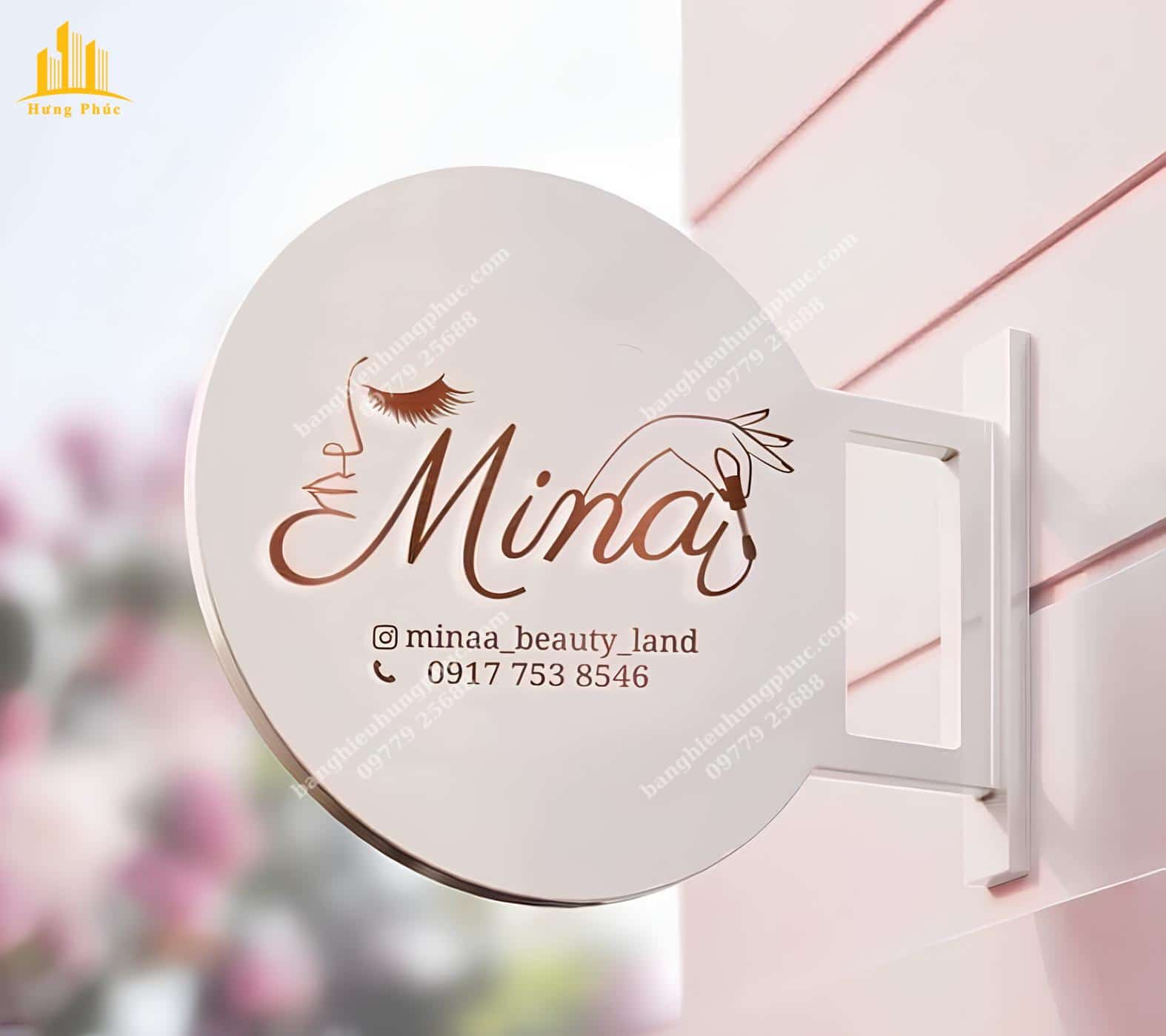 mẫu biển bạt spa đẹp