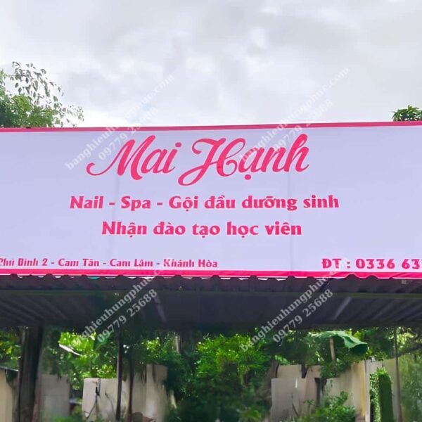 biển bạt spa đẹp