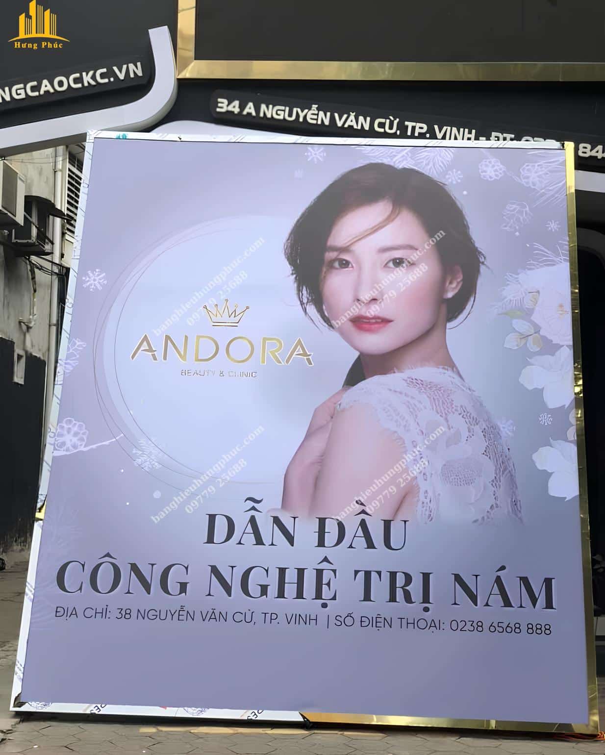 mẫu biển bạt spa đẹp