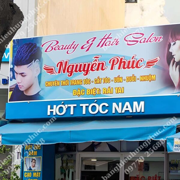 bảng hiệu biển bạt tóc