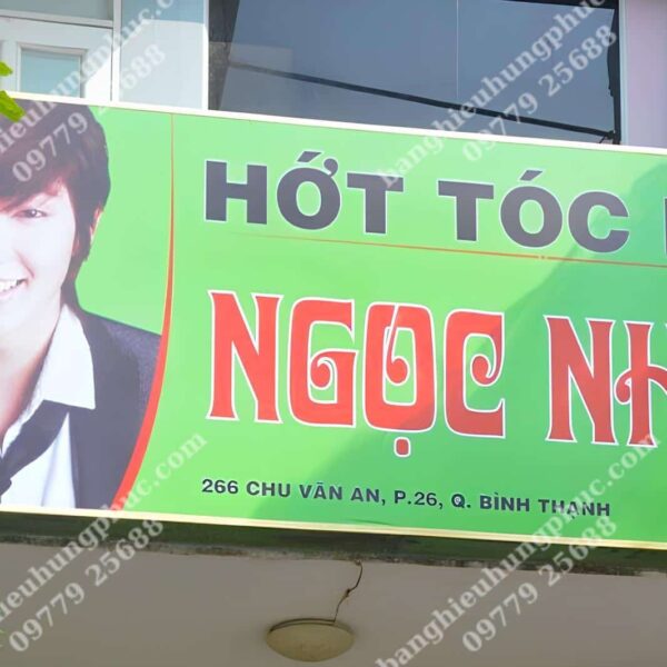 bảng hiệu biển bạt tóc