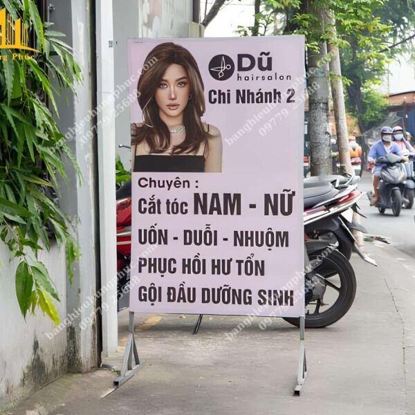 bảng hiệu biển bạt tóc
