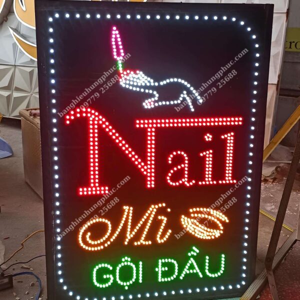 biển vẫy nail mi