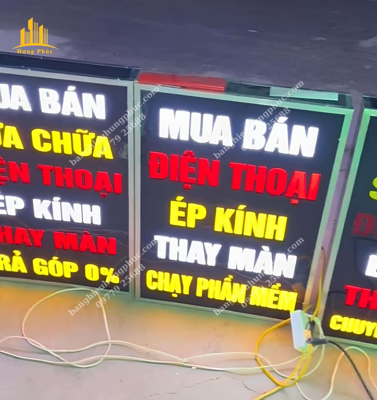 biển vẫy quảng cáo điện thoại