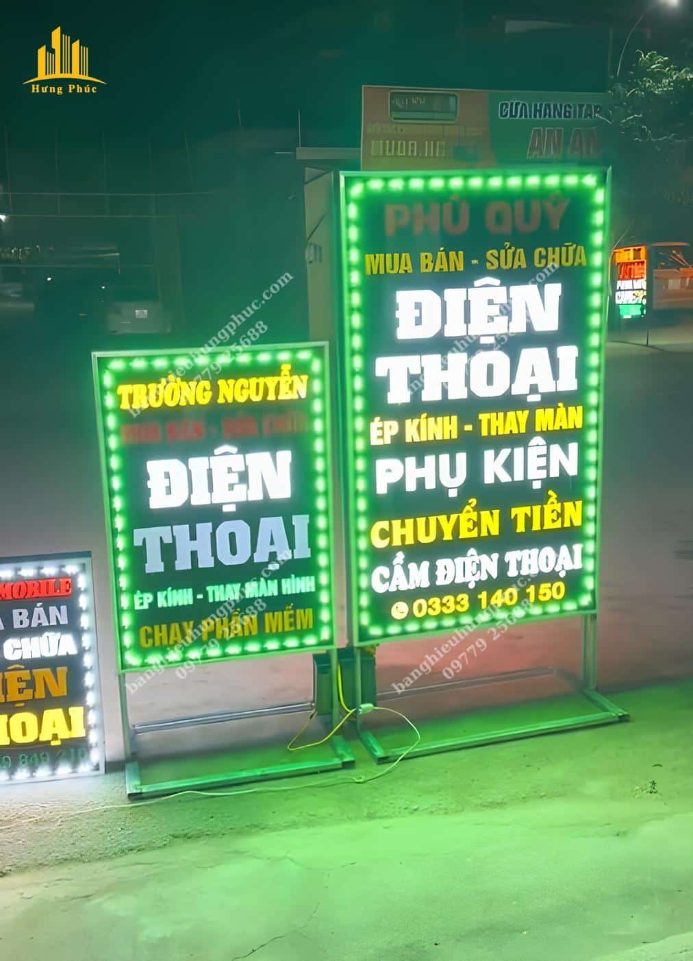 biển vẫy quảng cáo điện thoại