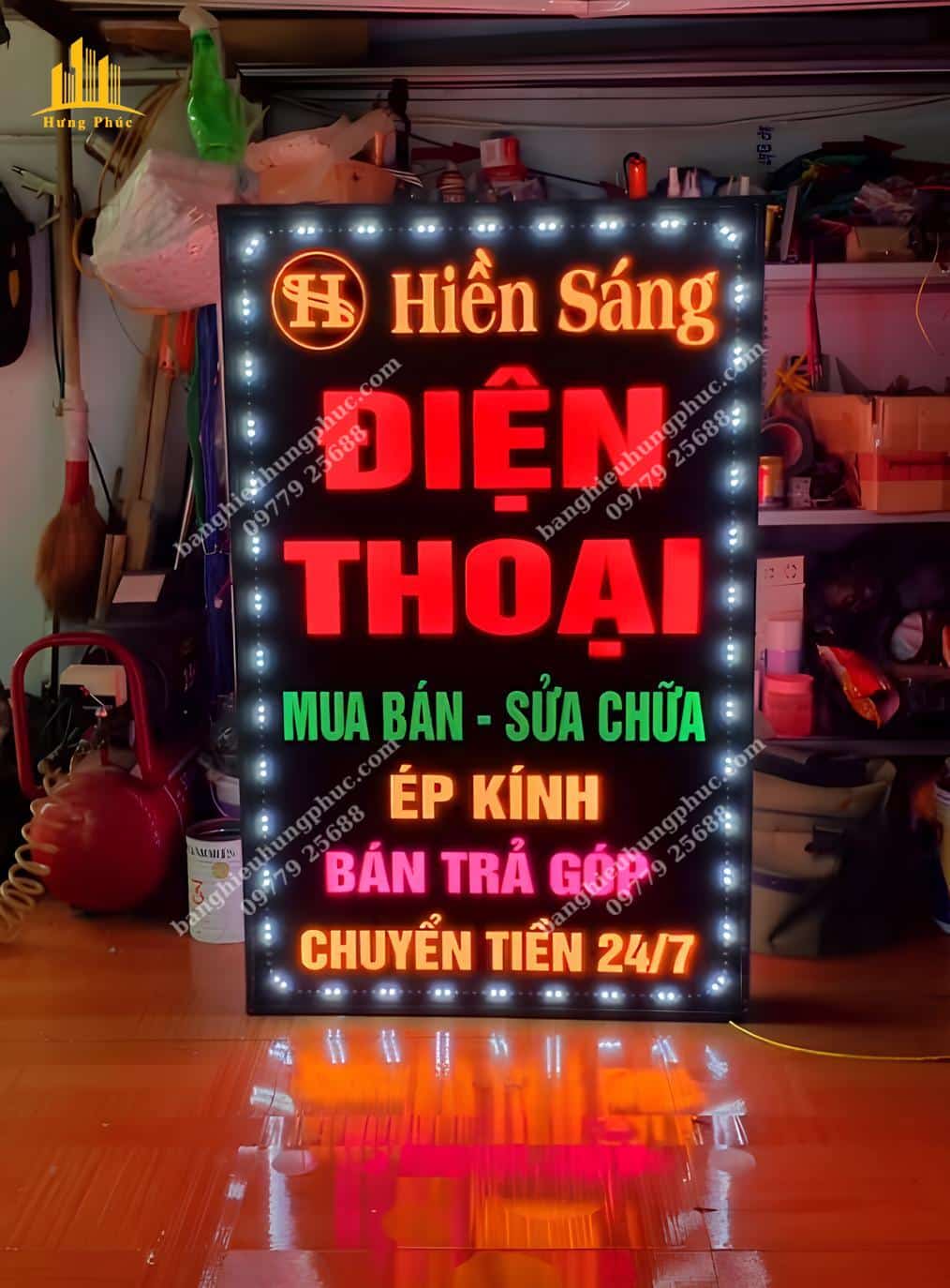 biển vẫy quảng cáo điện thoại