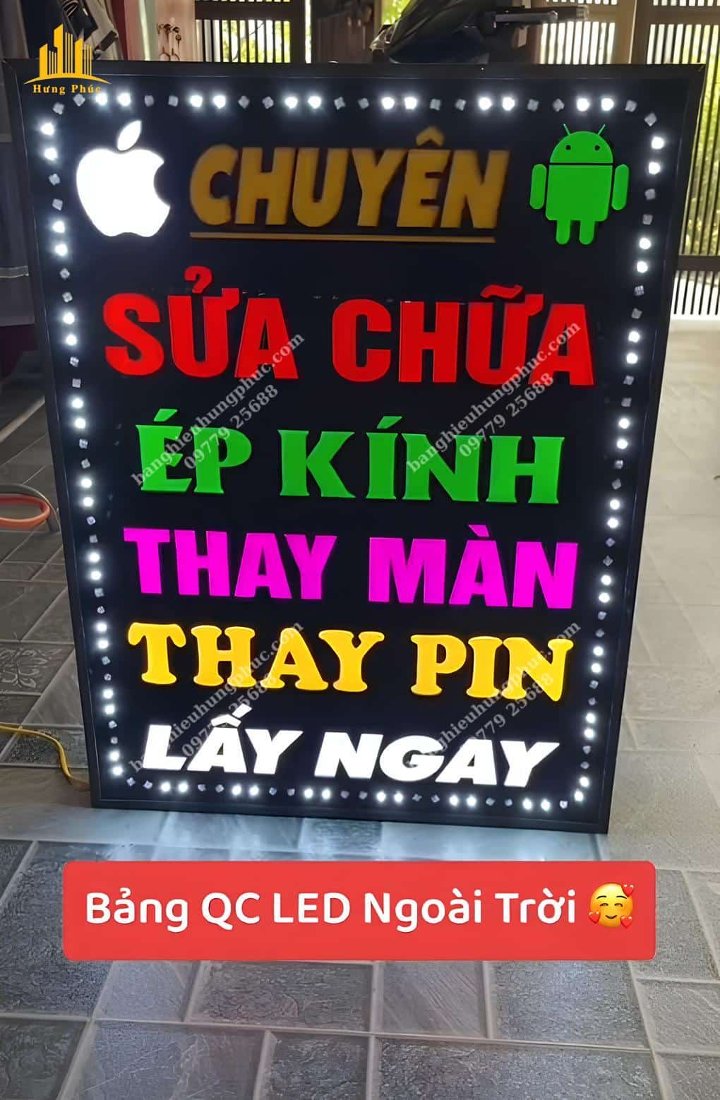 biển vẫy quảng cáo điện thoại