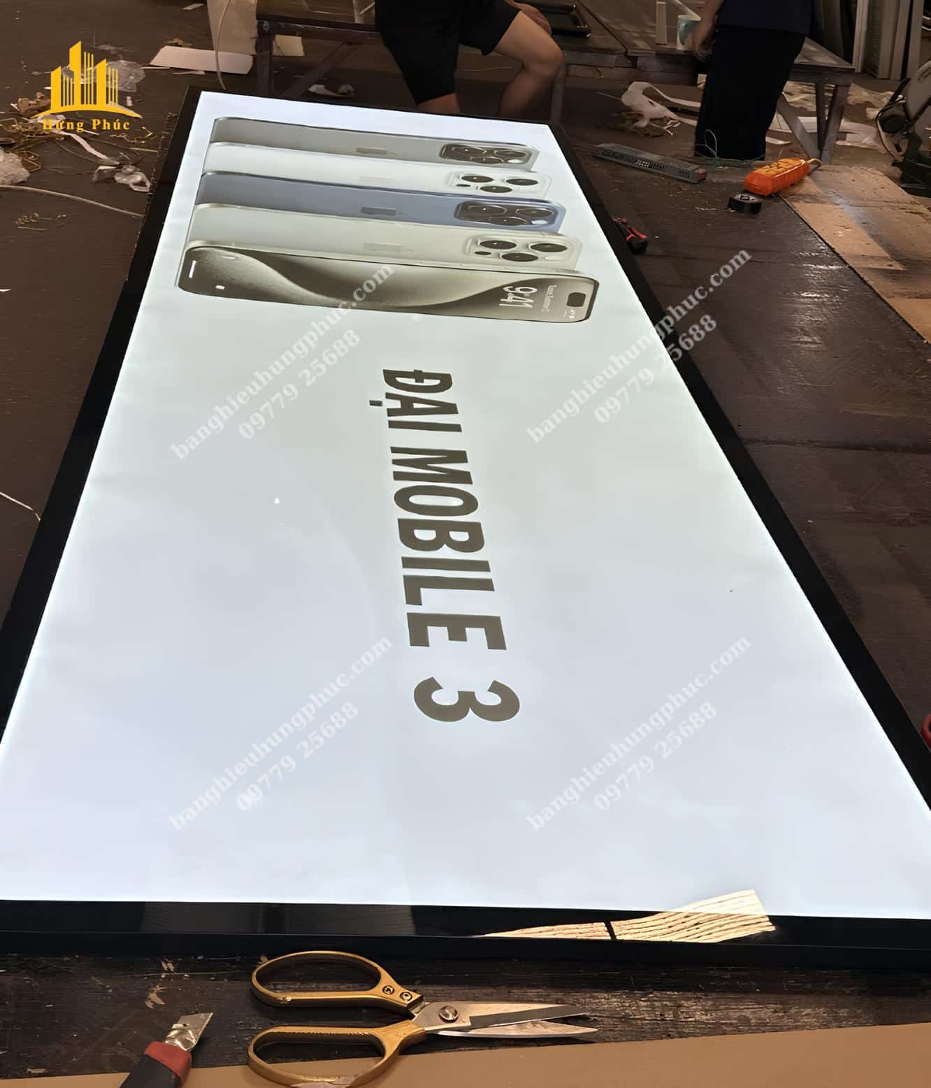 biển vẫy quảng cáo điện thoại