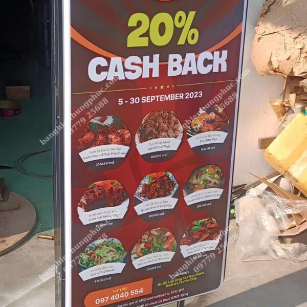 biển vẫy quảng cáo