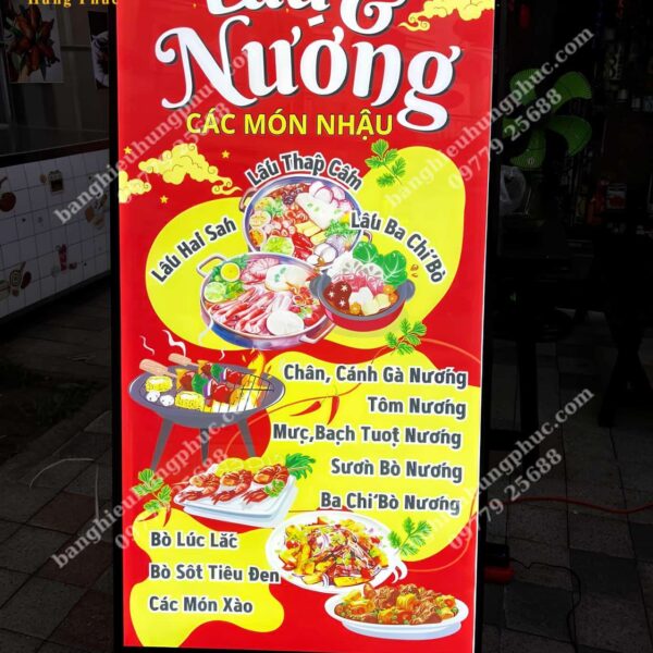 biển vẫy đồ nướng