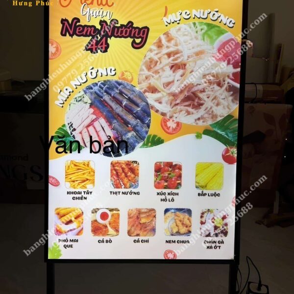 biển vẫy đồ nướng