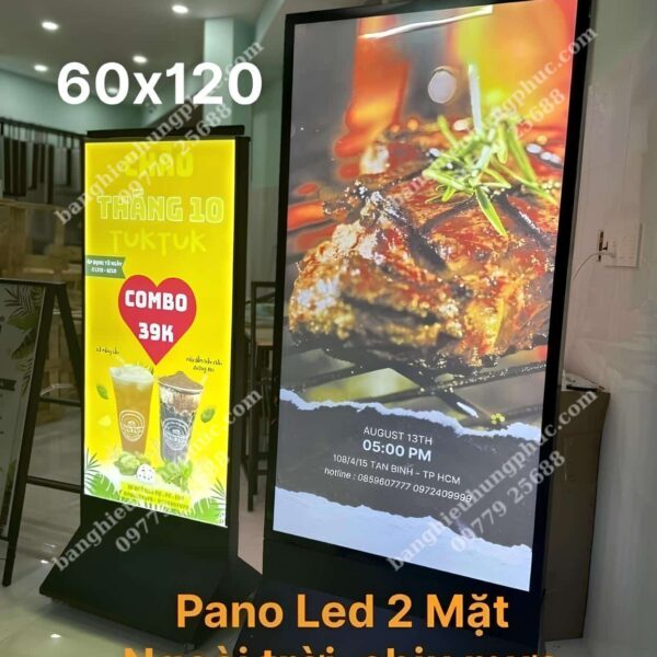 Biển vẫy lẫu nướng bằng hộp đèn siêu mỏng