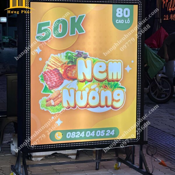 biển vẫy đồ nướng