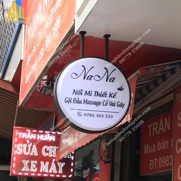 biển vẫy nail mi