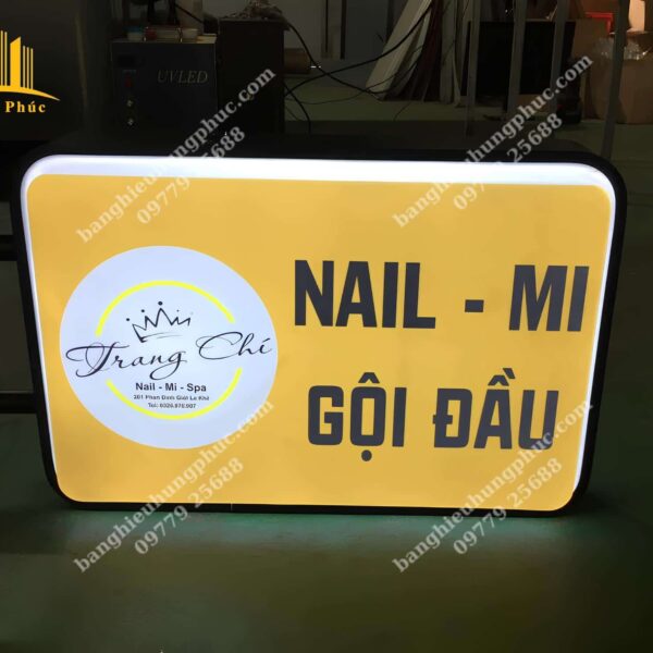 biển vẫy nail mi