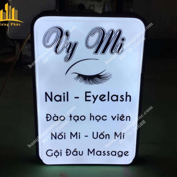 biển vẫy nail mi