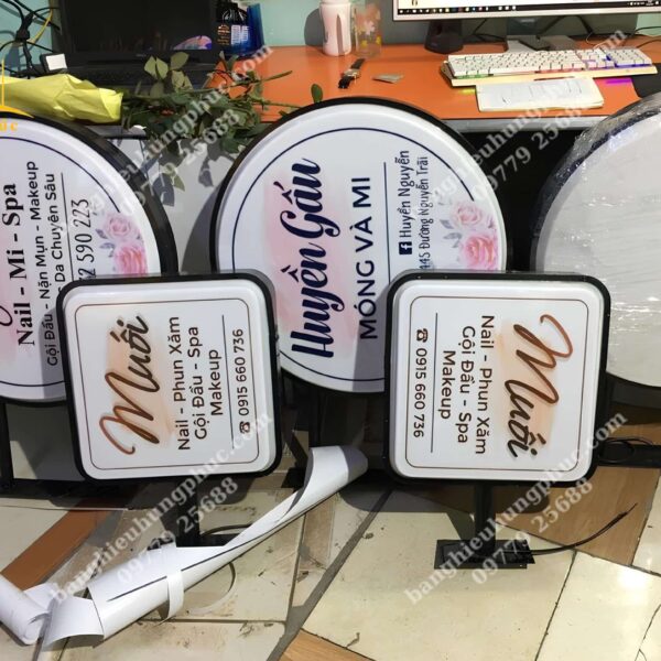 biển vẫy nail mi