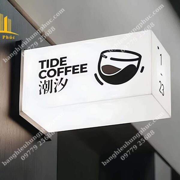 biển vẫy cafe đẹp