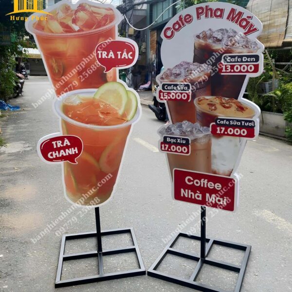 biển vẫy quán cafe