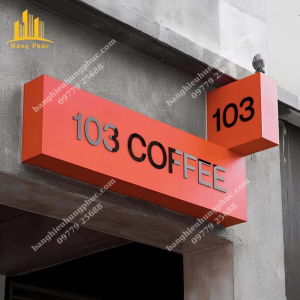 biển vẫy cafe đẹp