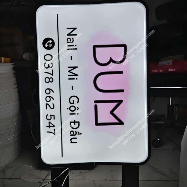 biển vẫy nail mi