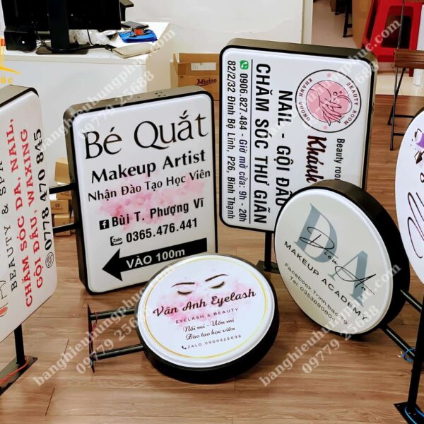 biển vẫy nail mi