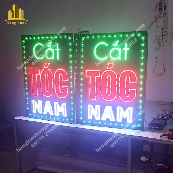 biển vẫy cắt tóc nam