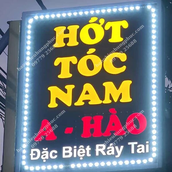 biển vẫy salon tóc