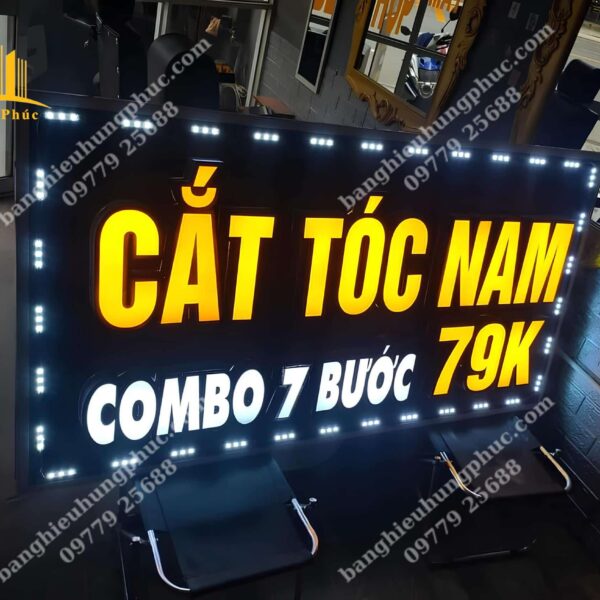 biển vẫy quán tóc