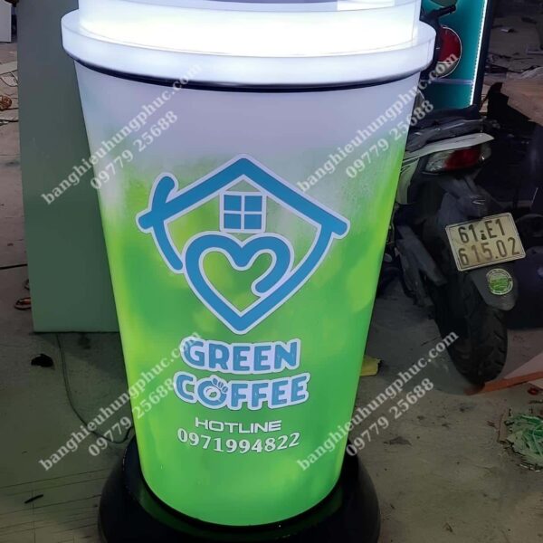 biển vẫy trà sữa