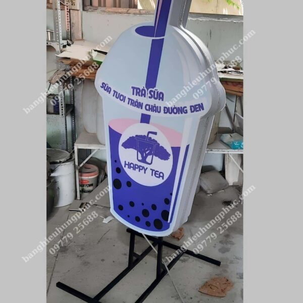 biển vẫy trà sữa