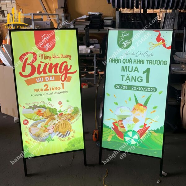 biển vẫy trà sữa