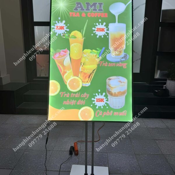 biển vẫy quán trà sữa