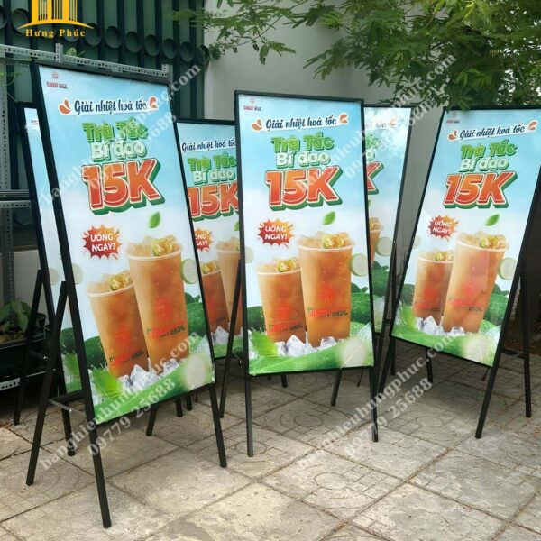 biển vẫy quán trà sữa