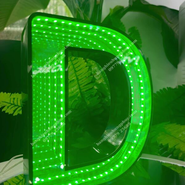 chữ nổi mica đèn led