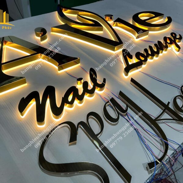 bảng hiệu chữ nổi đèn led