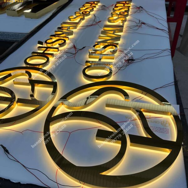 bảng hiệu chữ nổi đèn led