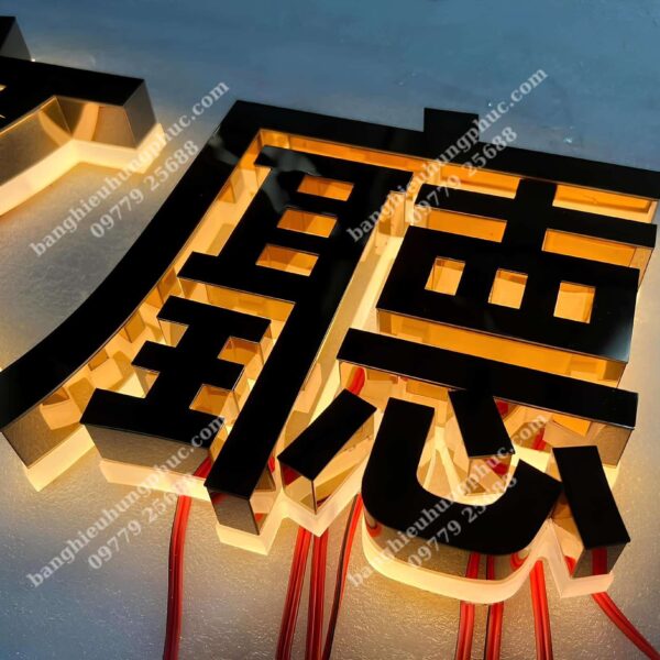 bảng hiệu chữ nổi đèn led