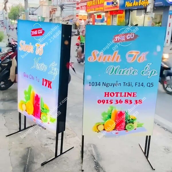 hộp đèn bạt