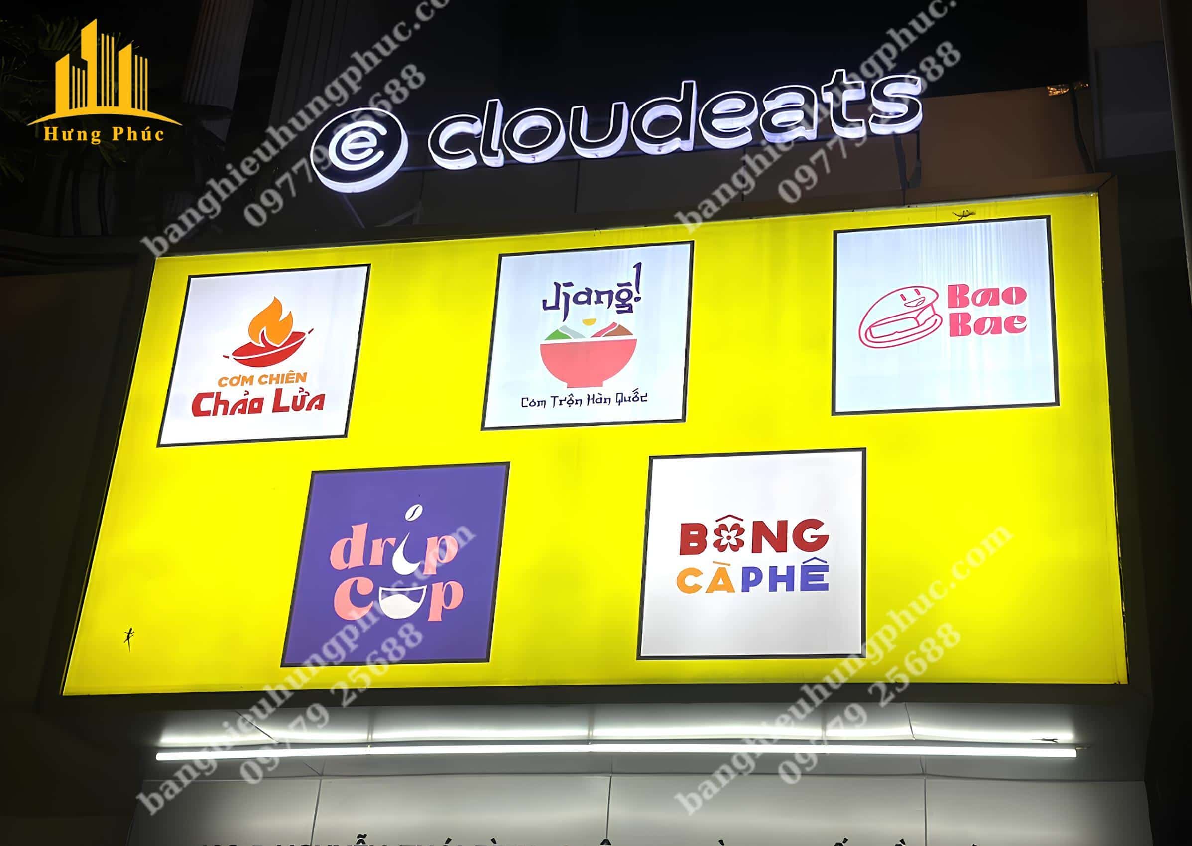 Bảng hiệu quảng cáo bằng hộp đèn bạt giúp doanh nghiệp tiết kiệm chi phí